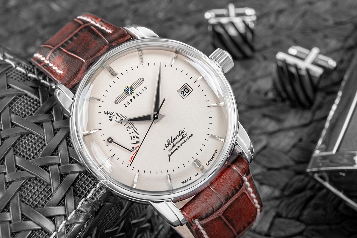 Zegarek Męski ZEPPELIN Atlantic Automatic Power Reserve 8462-5 + BOX - obrazek 5