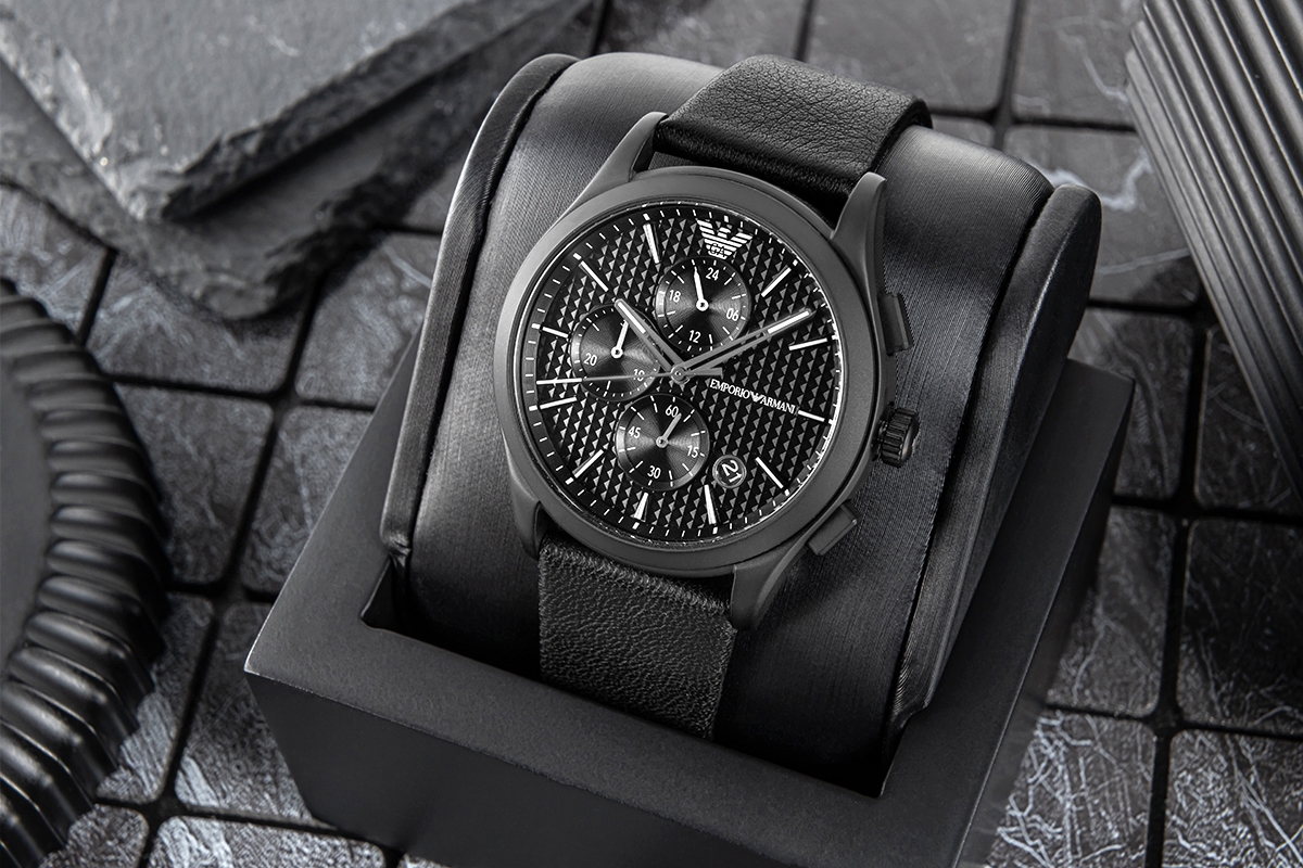 Zegarek Męski + Bransoleta EMPORIO ARMANI Paolo AR80070SET + BOX - obrazek 5