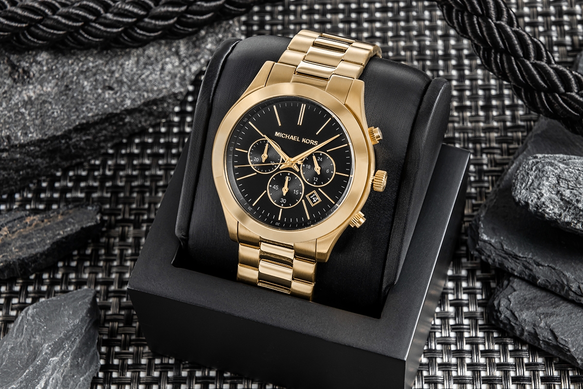 Zegarek Męski + Etui na karty MICHAEL KORS MK1076SET + BOX - obrazek 5