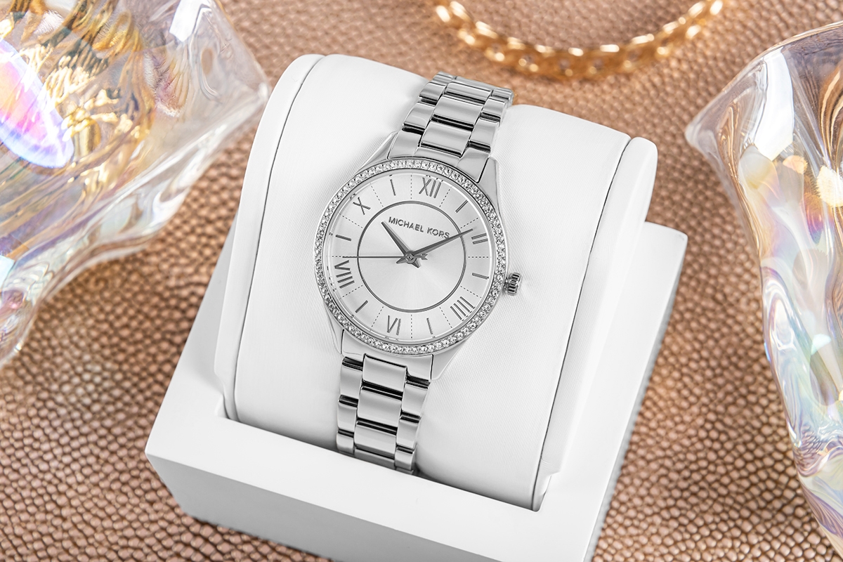 Zegarek Damski Michael Kors Lauryn + biżuteria MK4851SET + BOX - obrazek 5