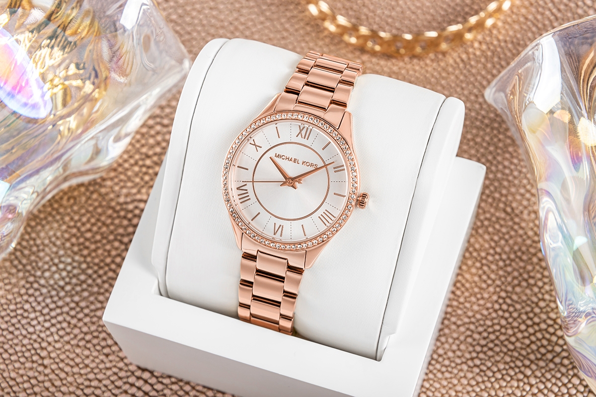 Zegarek Damski Michael Kors Lauryn + biżuteria MK4850SET + BOX - obrazek 5
