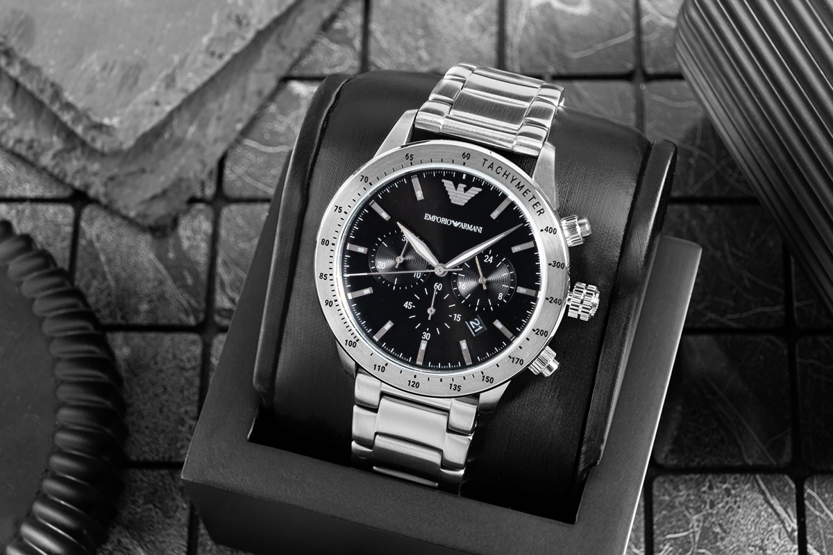 Zegarek Męski Emporio Armani Mario AR11241 - obrazek 5