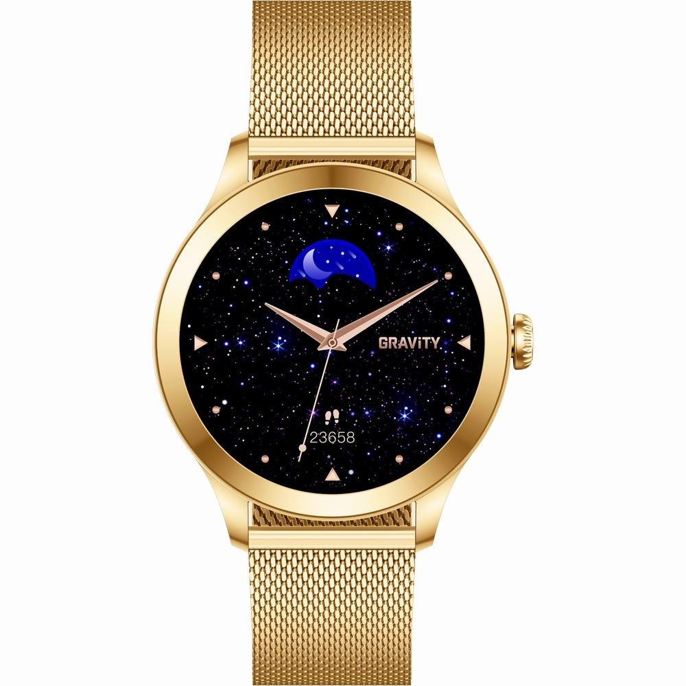 Smartwatch Gravity Różowo Złoty 2 Paski GT25-1 PRO - obrazek 5