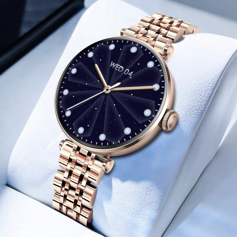 Smartwatch Gravity Różowe Złoto Czarny 2 Paski GT26-6 - obrazek 5