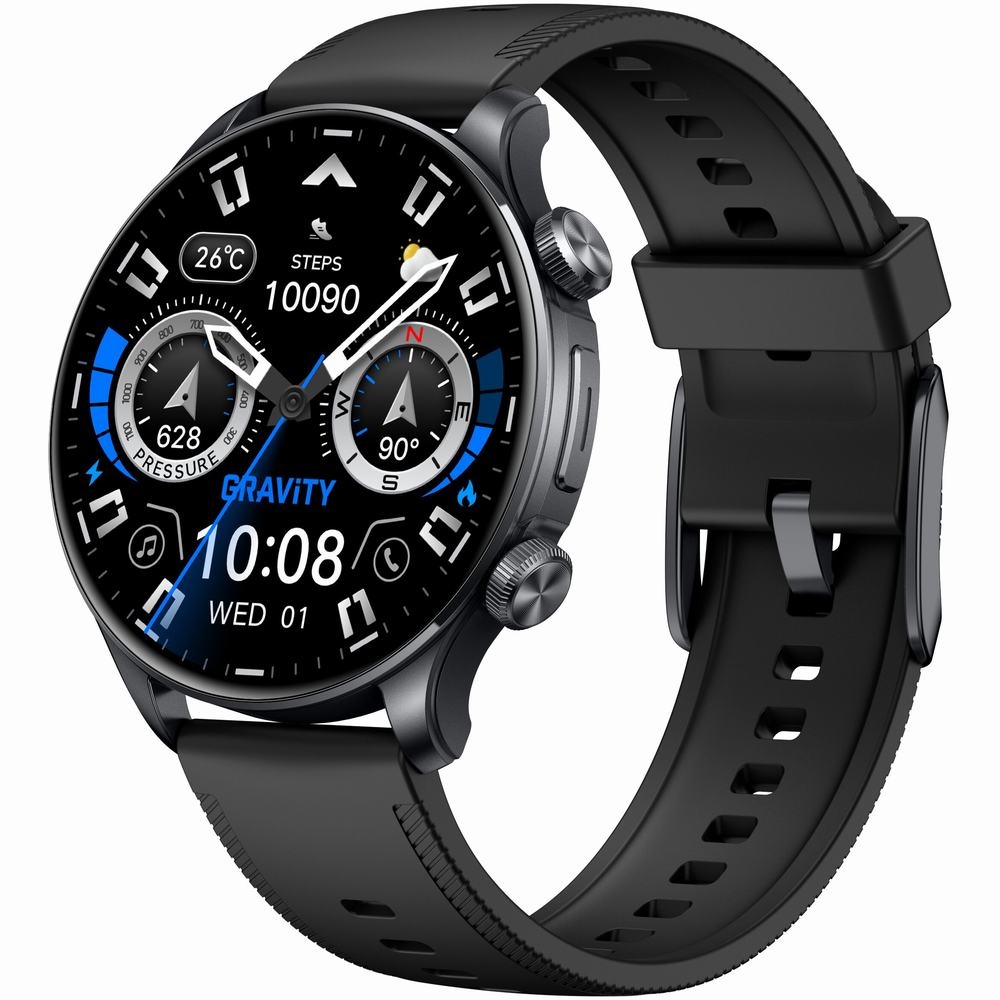 Smartwatch Gravity Czarny 2 Paski GT35-1 - obrazek 5