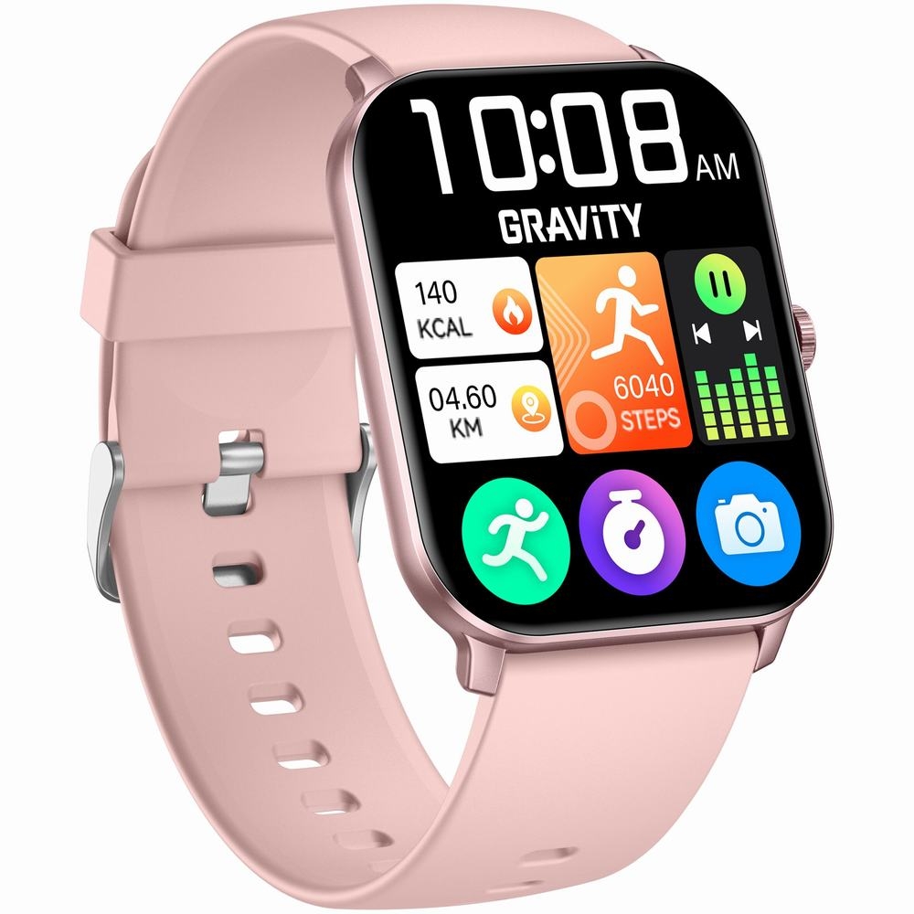 Smartwatch Gravity Różowe Złoto Różowy GT36-1 - obrazek 5