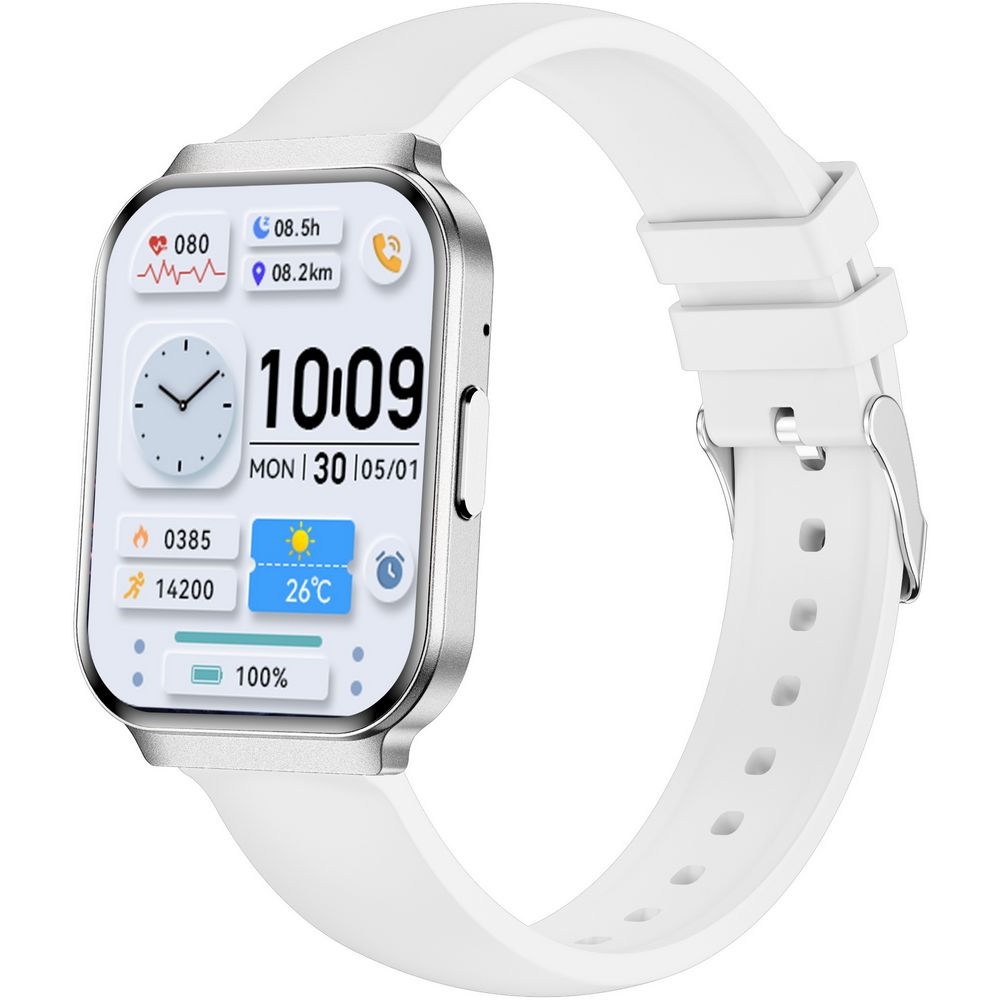 Smartwatch Gravity Srebrny Pasek + Bransoleta GT44-4 - obrazek 5