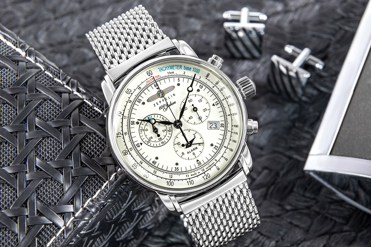 Zegarek Męski ZEPPELIN 100 Jahre Chronograph 8680M-3 + BOX - obrazek 5