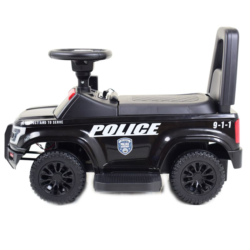 SAMOCHÓD NA AKUMULATOR POLICJA - DŹWIĘKI ŚWIATŁA, MEGAFON/QLS993D - obrazek 8