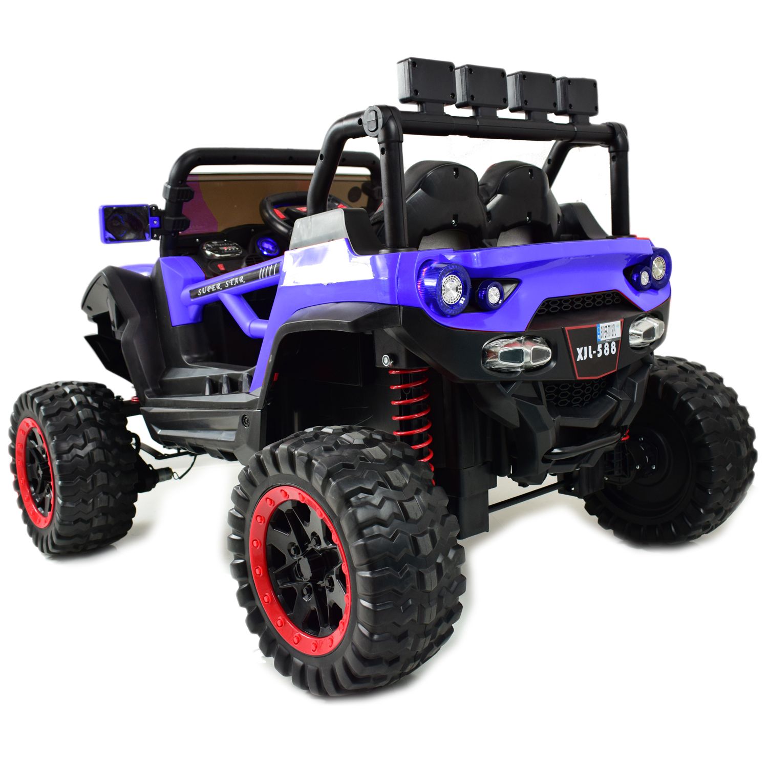 MEGA AUTO CFORCE 4X4 , METALOWE AMORTYZATORY, FUNKCJA BUJANIA, KLIMATYZACJA MIĘKKIE KOŁA EVA, MIĘKKIE SIEDZENIE FULL OPCJA /XJL588 - obrazek 20
