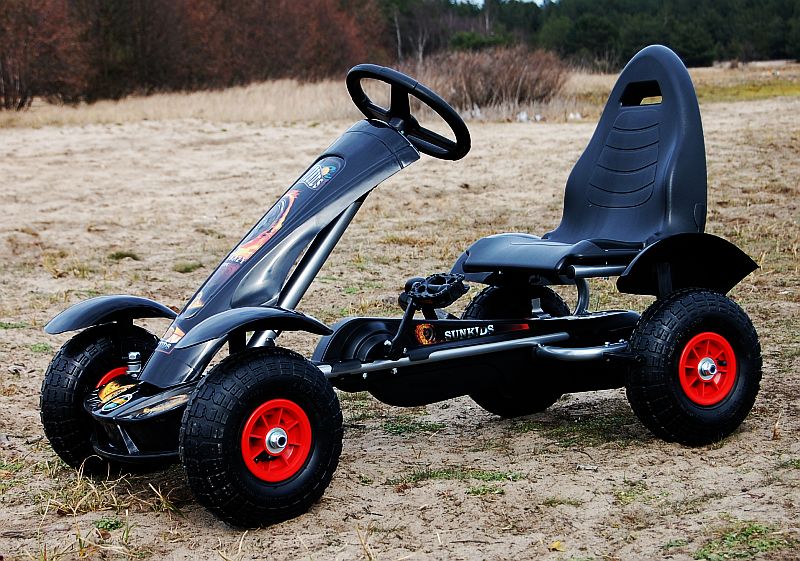 WIELKI GOKART NA PEDAŁY FORMUŁA, POMP KOŁA/F-618 - obrazek 17