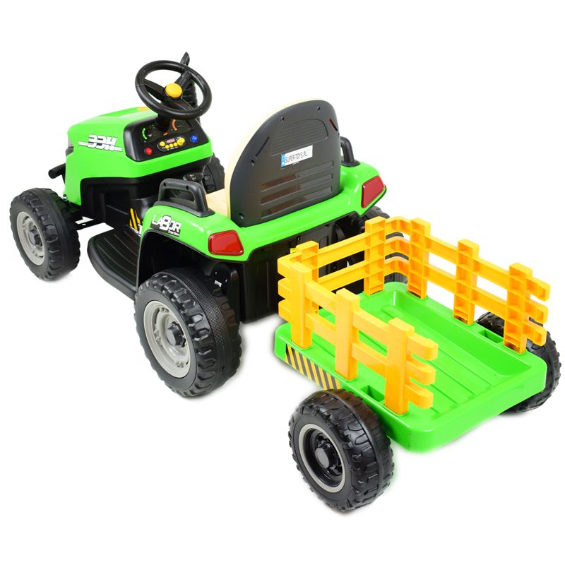 SUPER TRAKTOR LABOR- NA AKUMULATOR Z PRZYCZEPĄ I KIPREM/BBH030 - obrazek 14