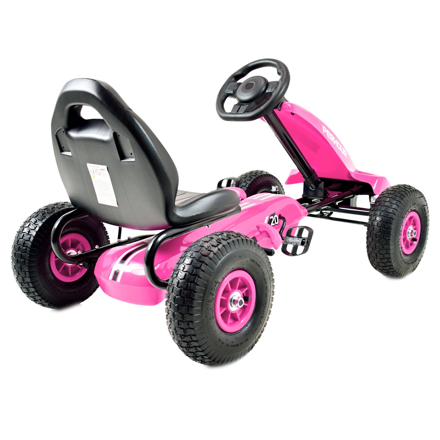 NAJNOWSZY GOKART NA PEDAŁY, KOŁA POMPOWANE, HAMULCE/G203 - obrazek 20