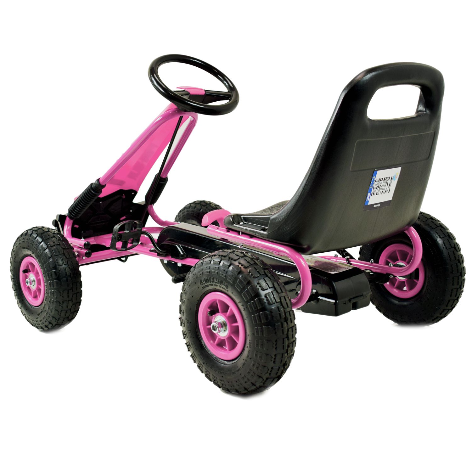 NAJNOWSZY GOKART NA PEDAŁY OFF ROAD, POMPOWANE KOŁA, HAMULCE/G205 - obrazek 6