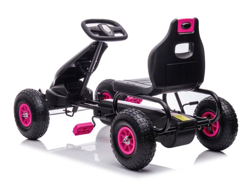 DUŻY GOKART NA PEDAŁY SUPER POWER 5, POMPOWANE KOŁA/G18 - obrazek 33