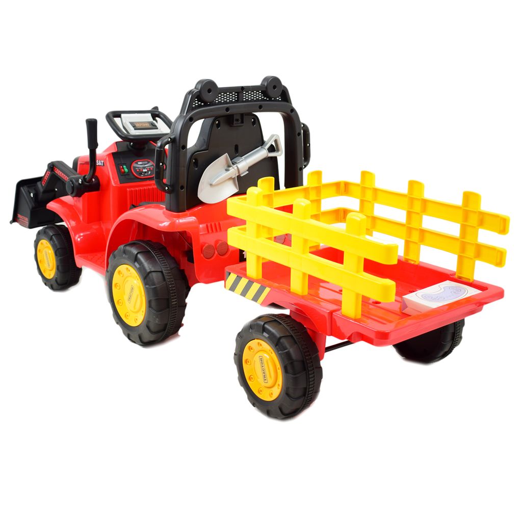 Super traktor z przyczepą i łyżką - na akumulator, pilot/aplikacja/YT1066 - obrazek 7