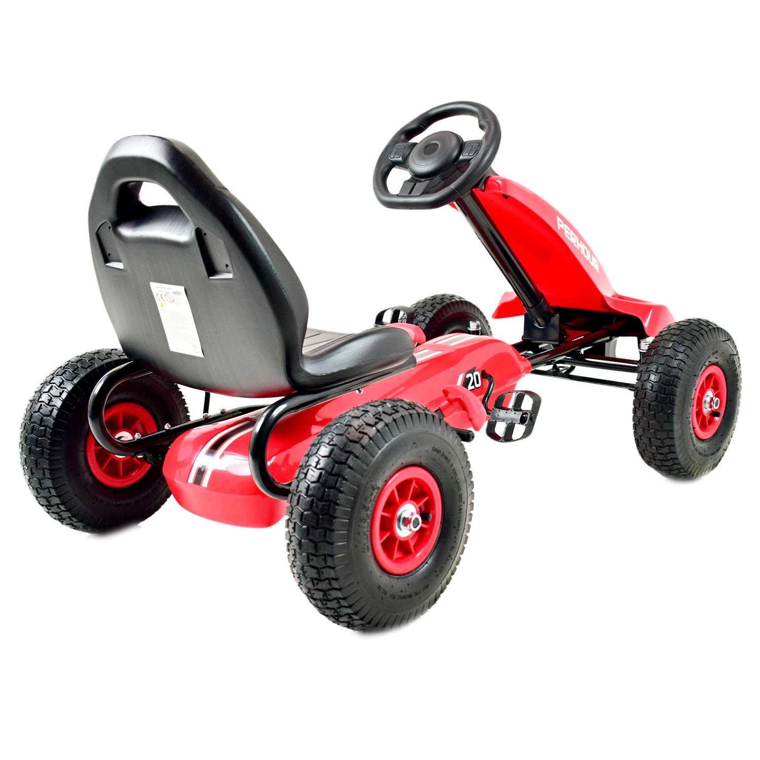 NAJNOWSZY GOKART NA PEDAŁY, KOŁA POMPOWANE, HAMULCE/G203 - obrazek 7