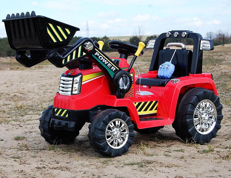 NAJMOCNIEJSZY TRAKTOR Z ŁYŻKĄ I PILOTEM 12V DWIE PRĘDKOŚCI/1005A - obrazek 5