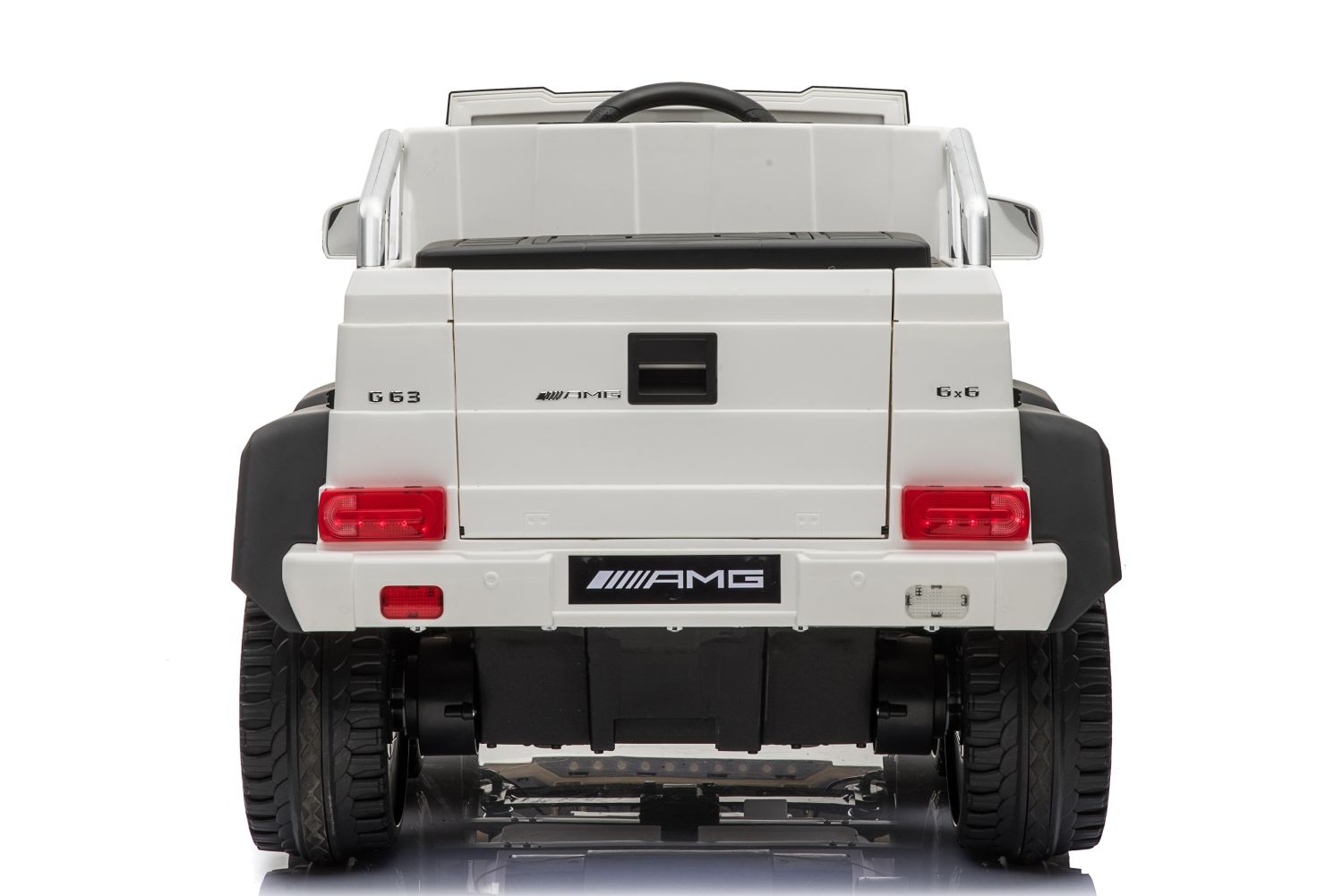 MEGA POJAZD- ORYGINALNY MERCEDES G63, NAPĘD 6X6, MIĘKKIE KOŁA, MIĘKKIE SIEDZENIE, SIEDZENIE DLA RODZICA, 12v14AH/SX-1888 - obrazek 7