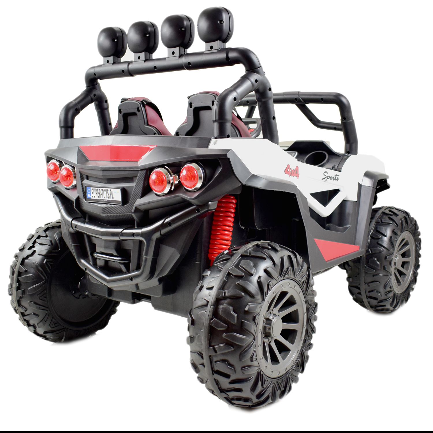 MEGA AUTO BUGGY SPORTS 4X4 , METALOWE AMORTYZATORY, FUNKCJA BUJANIA, PODŚWIETLANA MASKA. LICZNIKI, FULL OPCJA /CL908 - obrazek 5