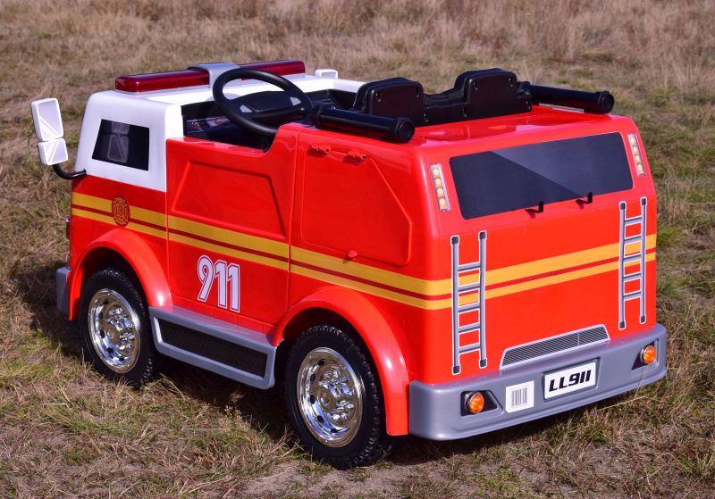 MEGA STRAŻ POŻARNA Z DŹWIĘKAMI, FUNKCJĄ BUJANIA, MEGAFONEM I DODATKOWYM WYPOSAŻENIEM, SUPER WERSJA/LL911 - obrazek 8