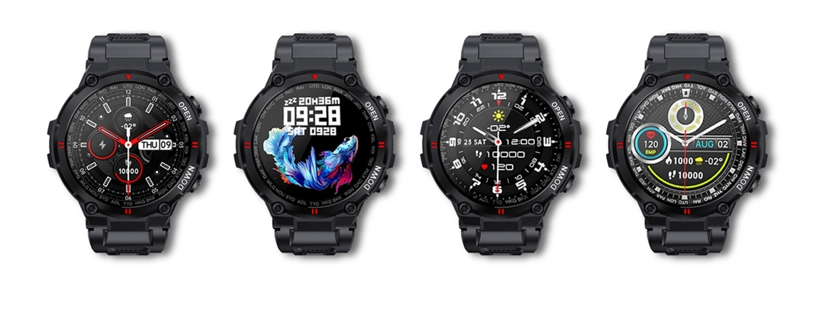 Smartwatch GIEWONT Czarny GW430-1 - obrazek 3