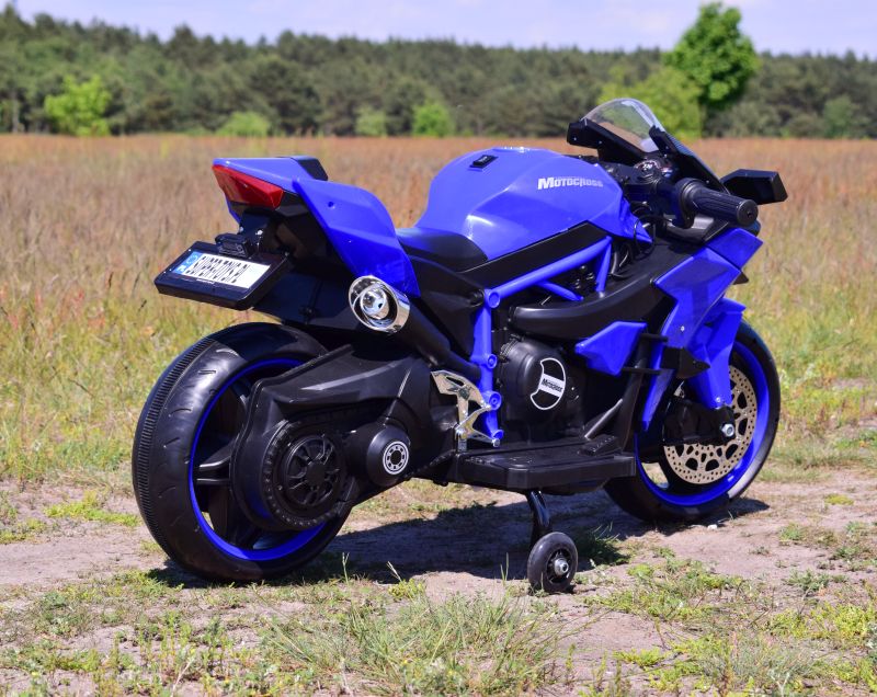 SUPER ŚCIGACZ 12 V, NOWOCZESNA BRYŁA, ŚWIECĄCE KOŁA, GAZ W MANETCE, DWA SILNIKI/MOTOR-H - obrazek 29