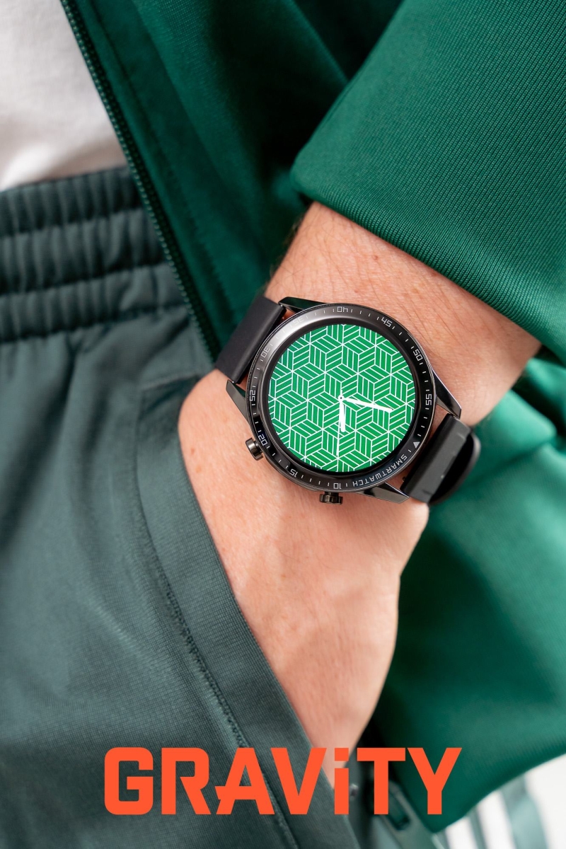 Smartwatch Gravity Czarny 2 Paski GT10-3 - obrazek 2