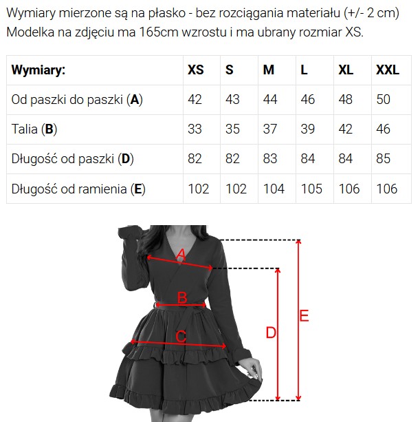 657-1 Elegancka sukienka midi z kopertowym dekoltem i tiulowymi rękawami - czarna - obrazek 8