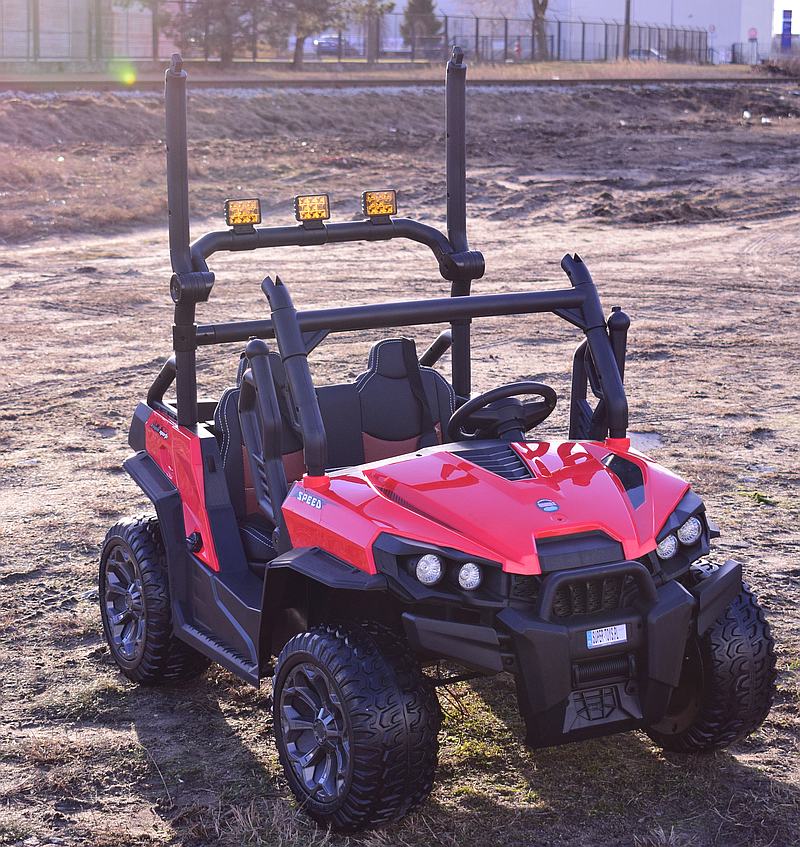 MEGA BUGGY UTV DLA 2 DZIECI, 4 SILNIKI, MIĘKKIE SIEDZENIE, MIĘKKIE KOŁA/7988-HIGH - obrazek 12