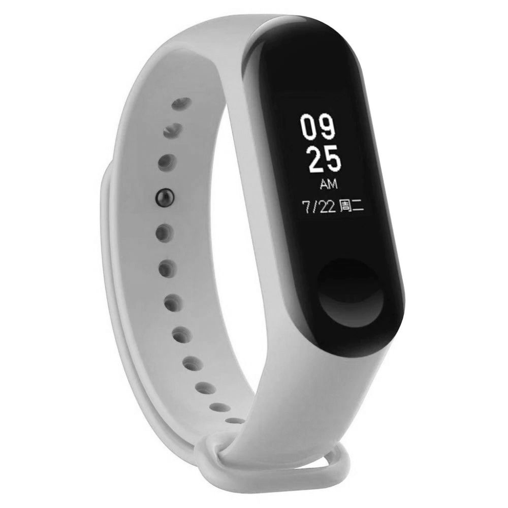 Pasek silikonowy do Xiaomi 5/6 - szary - obrazek 3
