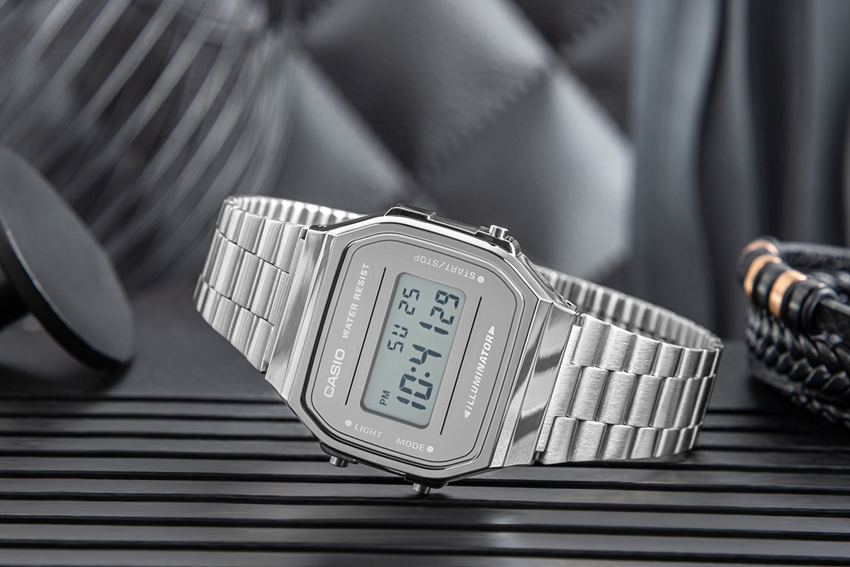 Zegarek Męski CASIO VINTAGE A168WEM-7EF + BOX - obrazek 6