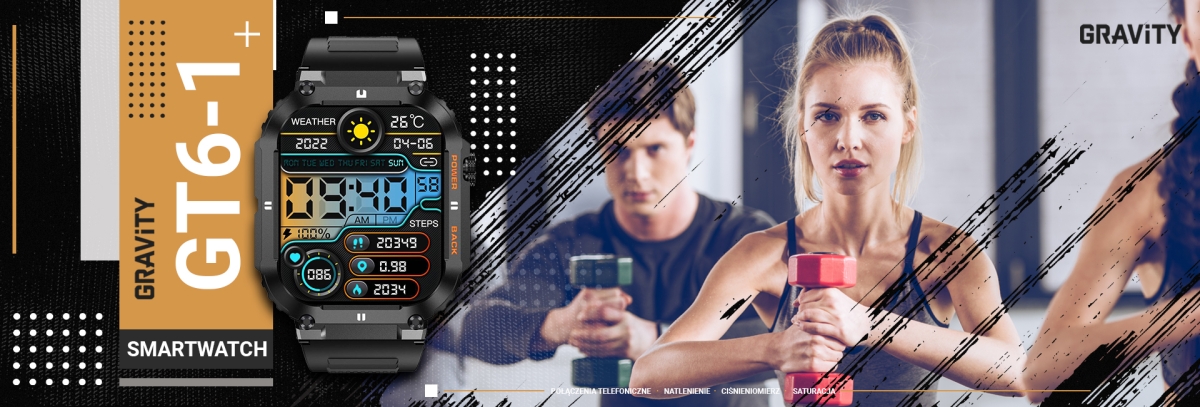Smartwatch Gravity GT6-1 - obrazek 6