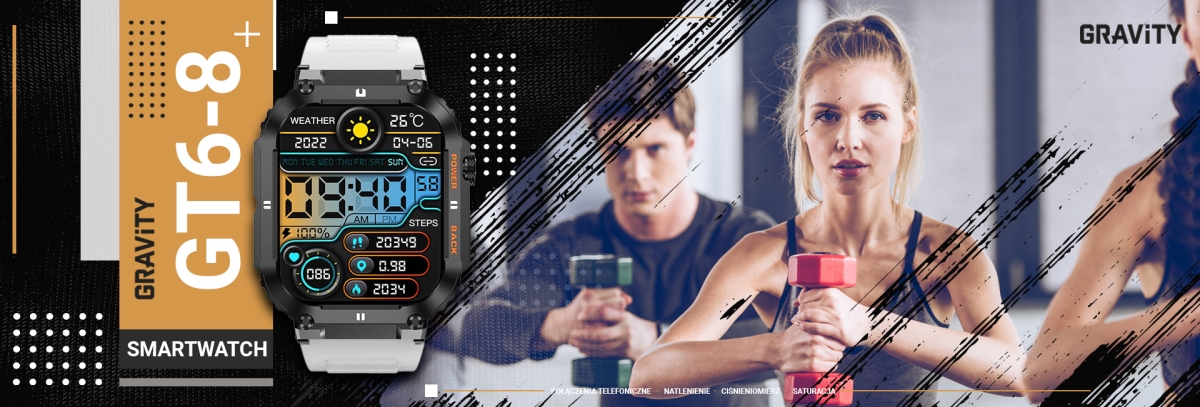 Smartwatch Gravity GT6-8 - obrazek 6
