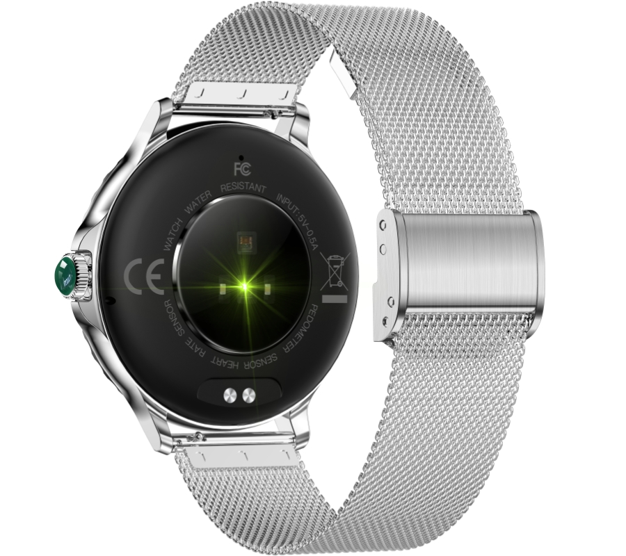 Smartwatch Damski Rubicon RNCF19-1 Silver Bransoleta + Pasek - obrazek 8