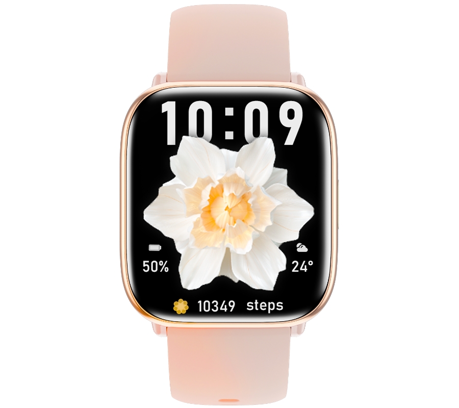 Smartwatch Damski Rubicon RNCF31 ROSE GOLD Bransoleta + 2 Paski - obrazek 5