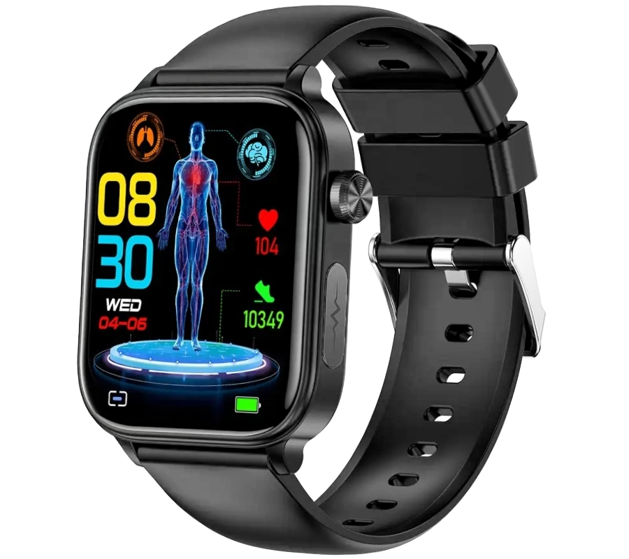 Smartwatch Męski Rubicon RNCF33 BLACK + Pasek Granatowy - obrazek 7