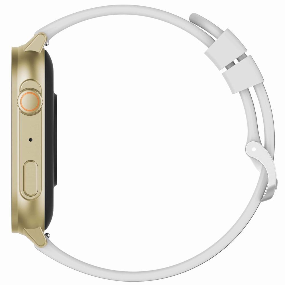 Smartwatch Damski GRAVITY GT15-10 Biały Pasek Silikonowy + Złota Bransoleta - obrazek 6