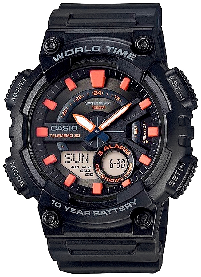 Zegarek Męski CASIO Gerton AEQ-110W-1A2VDF + BOX