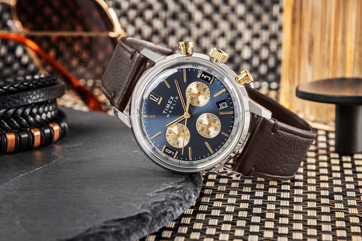 Zegarek Męski TIMEX Marlin® Chronograph Tachymeter TW2W60400 + BOX - obrazek 6