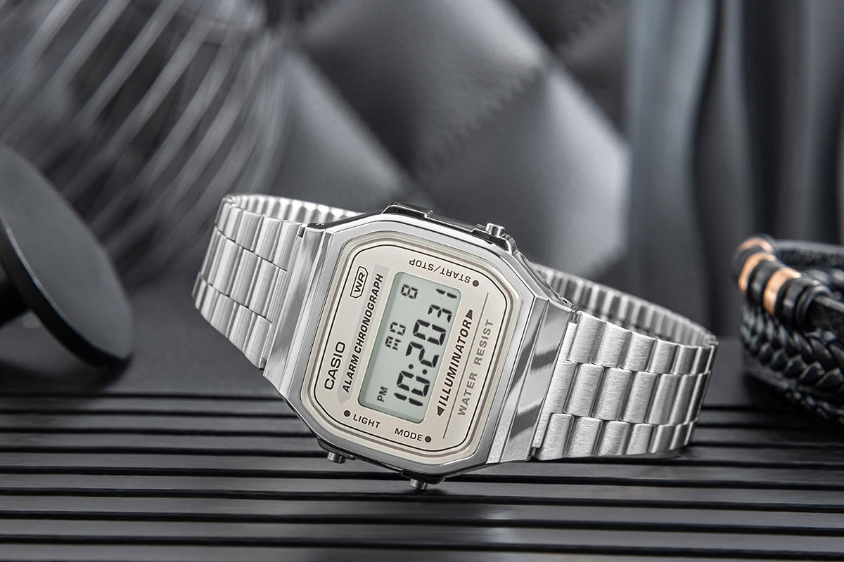 Zegarek Męski CASIO VINTAGE A168WA-8AYDF + BOX - obrazek 6