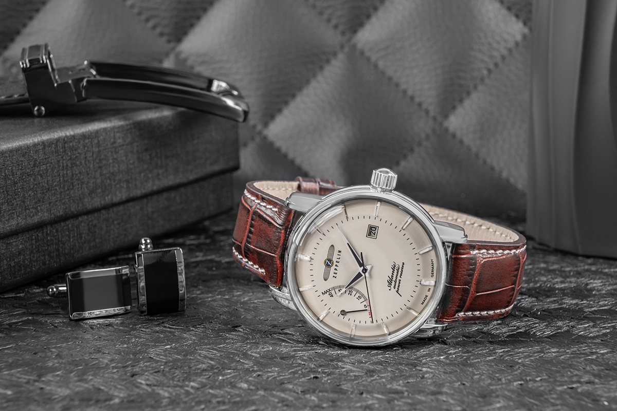 Zegarek Męski ZEPPELIN Atlantic Automatic Power Reserve 8462-5 + BOX - obrazek 6