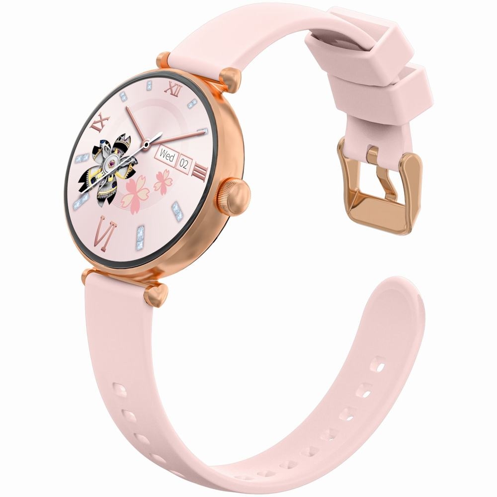 Smartwatch Gravity Różowe Złoto Różowy 2 Paski GT26-1 - obrazek 6