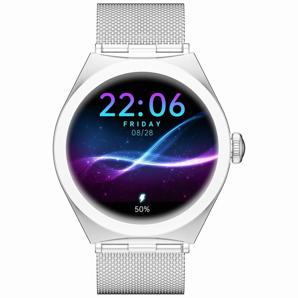 Smartwatch Gravity Srebrny GT25-7 - obrazek 2