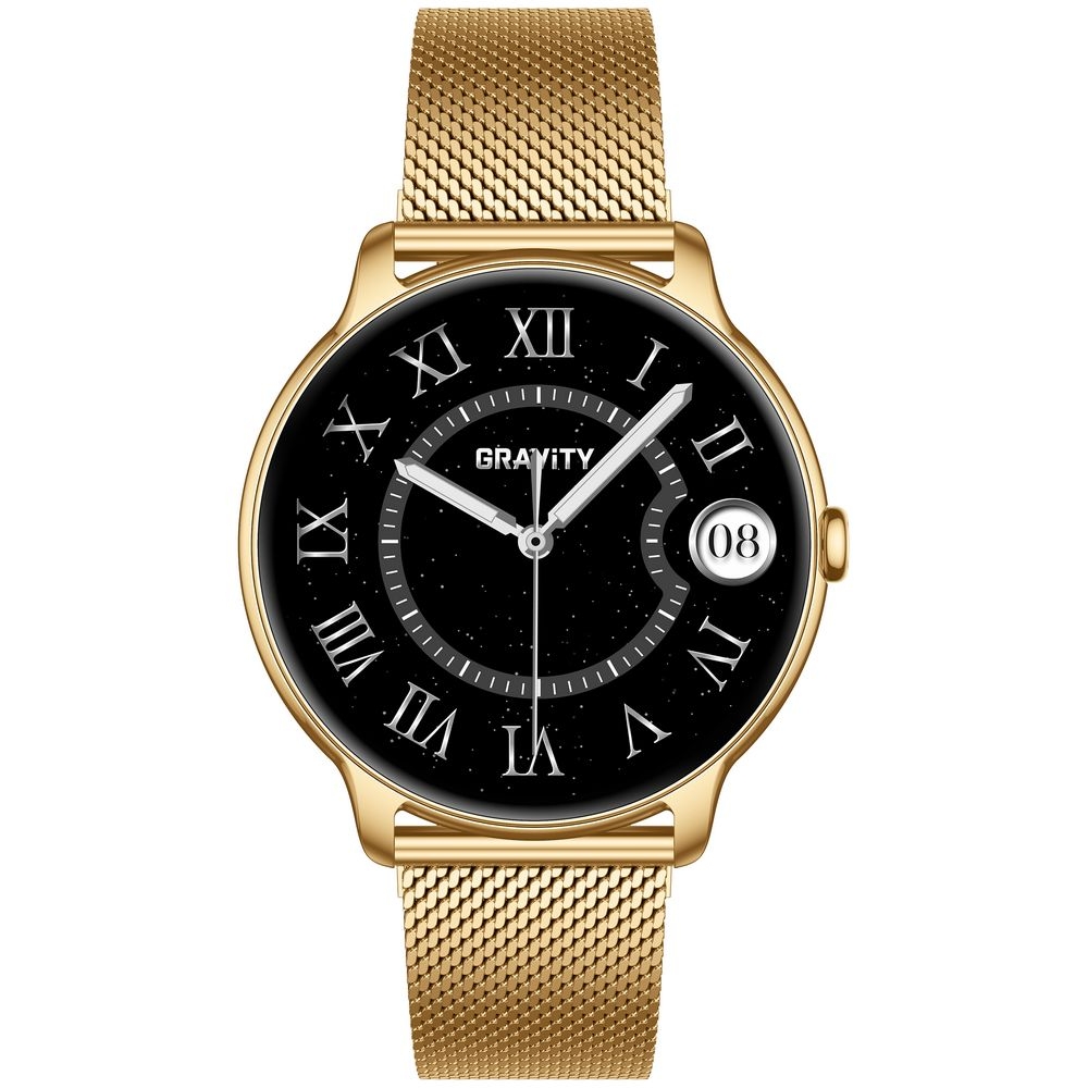 Smartwatch Gravity Złoty Pasek + Bransoleta GT31-1 - obrazek 6