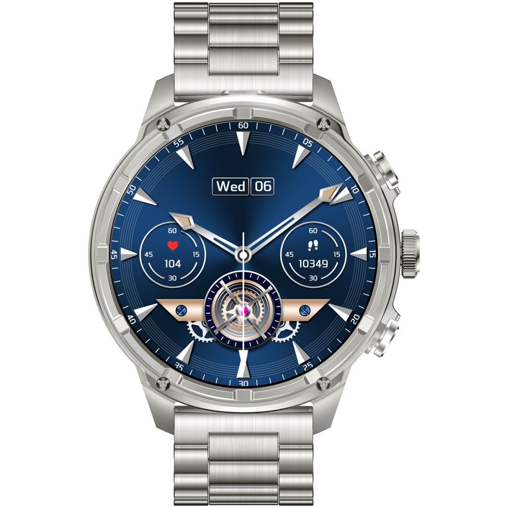 Smartwatch Gravity Srebrny Pasek + Bransoleta GT41-3 - obrazek 6