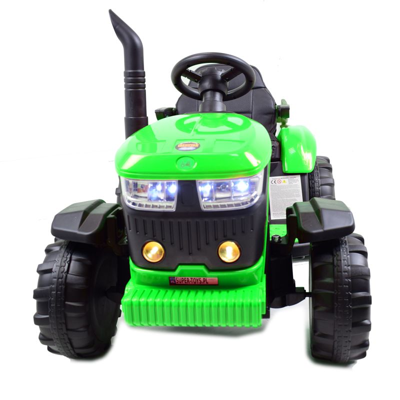 MEGA TRAKTOR NA AKUMULATOR Z PRZYCZEPĄ. MIĘKKIE SIEDZENIE, MIEKKIE KOŁA PILOT, /HL3388 - obrazek 5