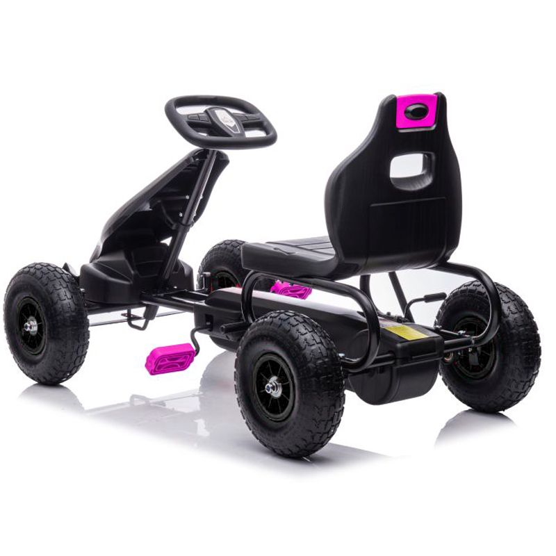 DUŻY GOKART NA PEDAŁY SUPER POWER 5, POMPOWANE KOŁA/G18 - obrazek 12