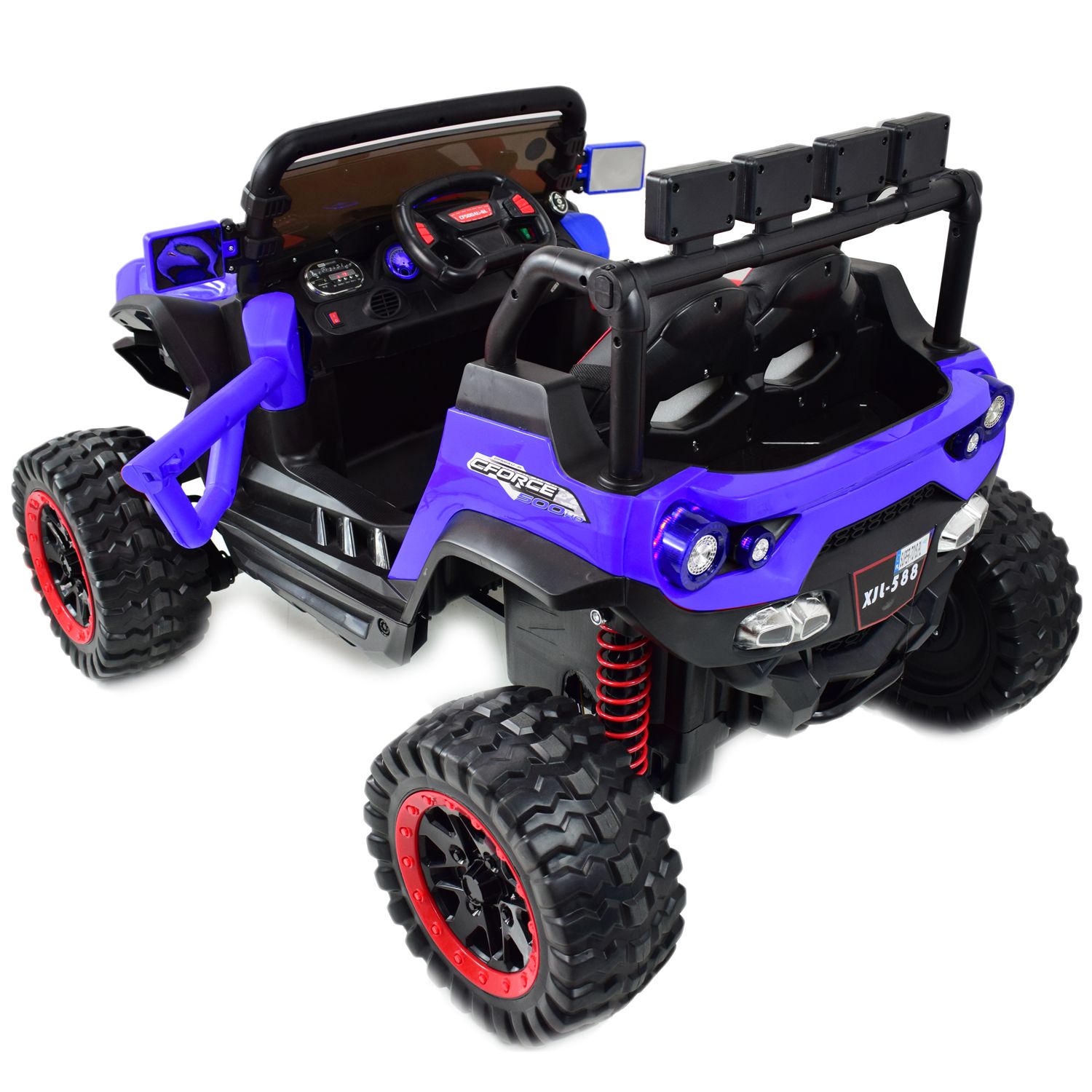 MEGA AUTO CFORCE 4X4 , METALOWE AMORTYZATORY, FUNKCJA BUJANIA, KLIMATYZACJA MIĘKKIE KOŁA EVA, MIĘKKIE SIEDZENIE FULL OPCJA /XJL588 - obrazek 21