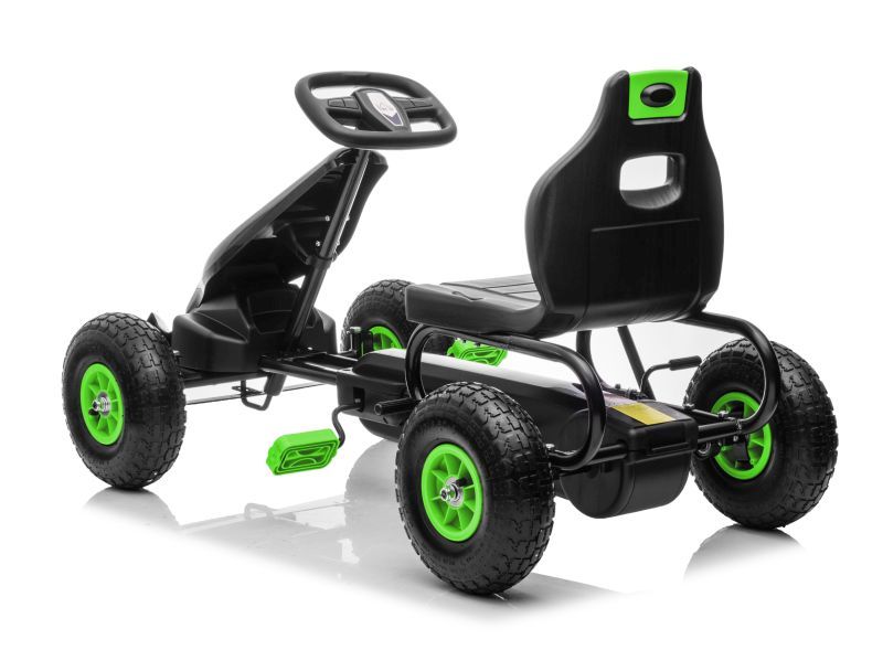 DUŻY GOKART NA PEDAŁY SUPER POWER 5, POMPOWANE KOŁA/G18 - obrazek 42